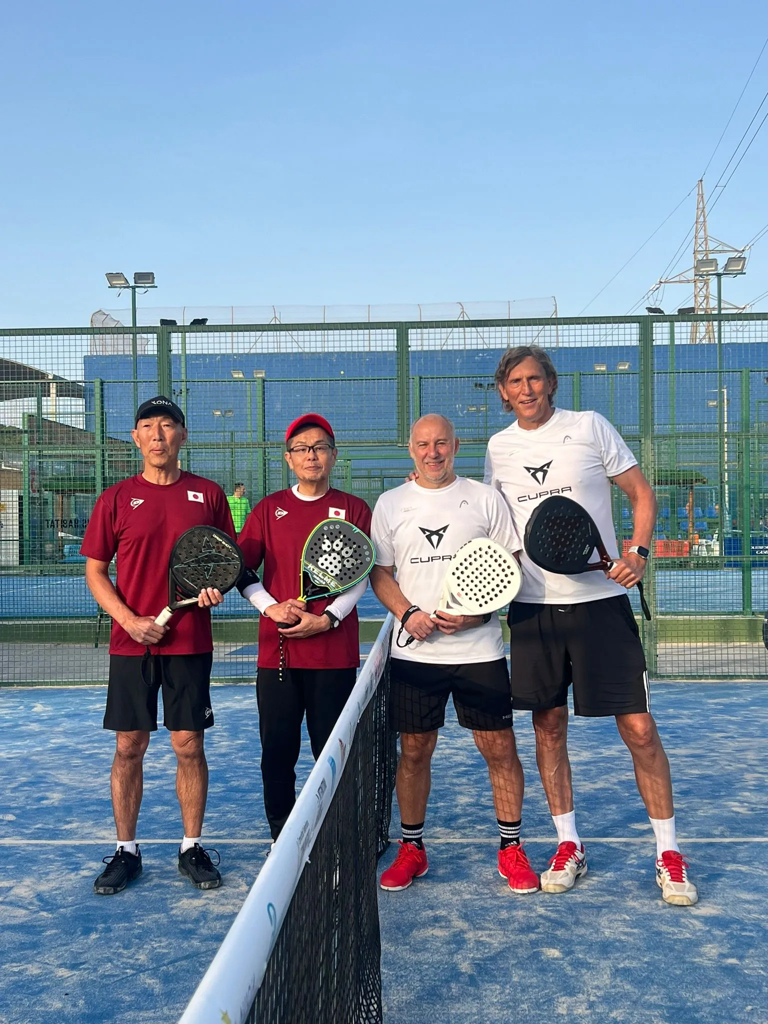 Padel gegen Japan